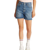 Bermuda Donna Tommy Jeans Mom Azzurro | NonSoloSport