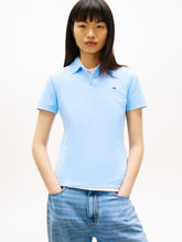 Polo Donna Tommy Jeans Slim Fit Azzurro | NonSoloSport