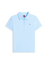 Polo Donna Tommy Jeans Slim Fit Azzurro | NonSoloSport
