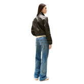 Giacca Bomber Donna Tommy Jeans Logo Retro Marrone | NonSoloSport