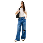 T-Shirt Donna Tommy Jeans Linear Logo Bianco | NonSoloSport