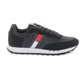 Tommy Jeans Retro Mix Runner Uomo Nero Bianco | NonSoloSport