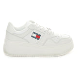Tommy Jeans Retro Basket Flat Donna Bianco | NonSoloSport