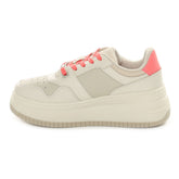 Tommy Jeans Tjw Retro Basket Flatform Mix Donna Avorio | NonSoloSport