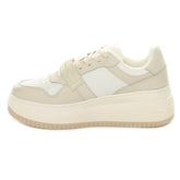 Sneakers Donna Tommy Jeans Tjw Retro Basket Flatform Velcro Bianco Beige | NonSoloSport