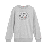 Tommy Jeans Felpa Logo Istituzionale Bambino Grigio | NonSoloSport