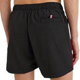 Tommy Jeans Costume Boxer Side Flag Uomo Nero | NonSoloSport