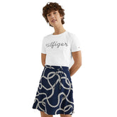 Tommy Jeans T-Shirt Logo Corsivo Donna Bianco | NonSoloSport