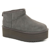Boots Donna Ugg Classic Ultra Mini Platform Grigio | NonSoloSport