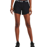 Under Armour Shorts Play Up Donna Nero Bianco | NonSoloSport