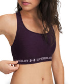 Reggiseno Sportivo Donna Under Armour Mid Crossback Viola Lilla | NonSoloSport
