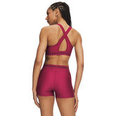 Reggiseno Donna Under Armour Mid Crossback Bordeaux | NonSoloSport