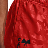 Under Armour Short Woven Emboss Uomo Rosso | NonSoloSport