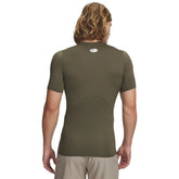 Maglia Uomo Under Armour HeatGear Verde Militare Bianco | NonSoloSport