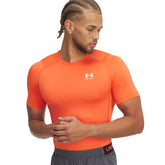 Maglia Uomo Under Armour HeatGear Verde Militare Bianco | NonSoloSport