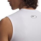 T-Shirt Uomo Under Armour Compression Heat Gear Super Light Bianco | NonSoloSport