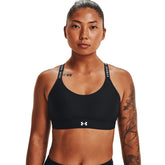 Under Armour Reggiseno sportivo Infinity Mid Covered Donna Nero Bianco | NonSoloSport