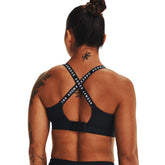 Under Armour Reggiseno sportivo Infinity Mid Covered Donna Nero Bianco | NonSoloSport