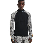 Under Armour Maglia Qualifier Run 2.0 ½ Zip II Uomo Nero Arancione | NonSoloSport
