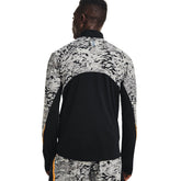 Under Armour Maglia Qualifier Run 2.0 ½ Zip II Uomo Nero Arancione | NonSoloSport