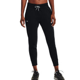 Under Armour Pantaloni UA Rival Fleece Mesh Donna Nero | NonSoloSport