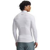 Maglia Uomo Under Armour ColdGear Compression Mock Bianco | NonSoloSport