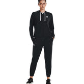 Under Armour Felpa Rival Terry Full Zip Donna Nero | NonSoloSport