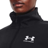Under Armour Felpa Fz Rival Donna Nero | NonSoloSport