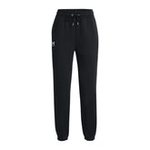 Under Armour Jogger Essential Fleece Donna Nero | NonSoloSport
