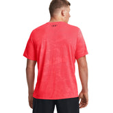 T-Shirt Uomo Under Armour Manica Corta Jacquard Tech Vent Rosso | NonSoloSport