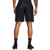 Under Armour Shorts Woven Emboss Uomo Nero Giallo | NonSoloSport