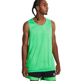 Under Armour Canotta Baseline Reversible Uomo Verde Bianco | NonSoloSport