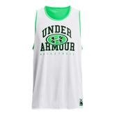 Under Armour Canotta Baseline Reversible Uomo Verde Bianco | NonSoloSport