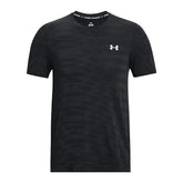 Under Armour T-Shirt Seamless Ripple Uomo Nero | NonSoloSport