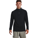 Under Armour Maglia Qualifier Run ½ Zip Uomo Nero | NonSoloSport