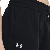 Under Armour Pantaloni Rival Fleece Oversized Donna Nero | NonSoloSport