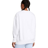 Felpa Donna Under Armour Icon Fleece Oversized Bianco | NonSoloSport