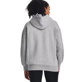 Felpa Donna Under Armour Icon Fleece Oversized Donna Grigio | NonSoloSport