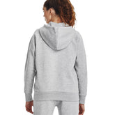 Under Armour Felpa Rival Fleece Full-Zip Donna Grigio | NonSoloSport