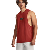 Under Armour Canotta Project Rock ST Dagger Uomo Rosso | NonSoloSport