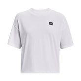 T-Shirt Donna Under Armour Ua Logo Lc Oversized Hw Ss Bianco | NonSoloSport