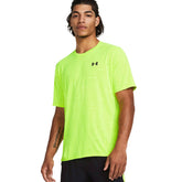 T-Shirt Uomo Under Armour Tech Vent Geotessa Giallo | NonSoloSport