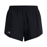 Shorts Donna Under Armour Fly-By Nero | NonSoloSport