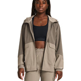 Felpa Donna Under Armour Armoursport Cargo Tortora | NonSoloSport