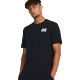Under Armour T-Shirt Color Block Logo Left Chest Uomo Nero | NonSoloSport