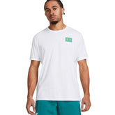 Under Armour T-Shirt Color Block Logo Left Chest Uomo Nero | NonSoloSport