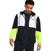 Giacca Uomo Under Armour Legacy Windbreaker Black High Vis Yellow | NonSoloSport