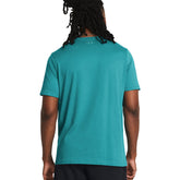 T-Shirt Uomo Under Armour Project Rock Manica Corta Poly Cotton Payoff Graphic Verde | NonSoloSport