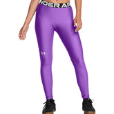 Leggings Donna Under Armour HeatGear Lilla | NonSoloSport