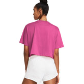 Under Armour T-Shirt Campus Boxy Crop Donna Fucsia | NonSoloSport
